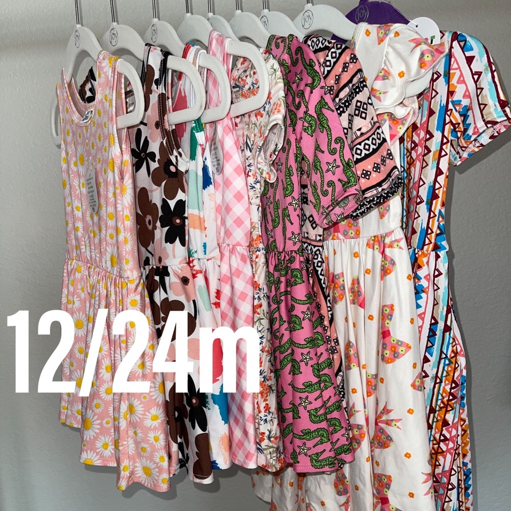 12/24m dot dot smile dresses